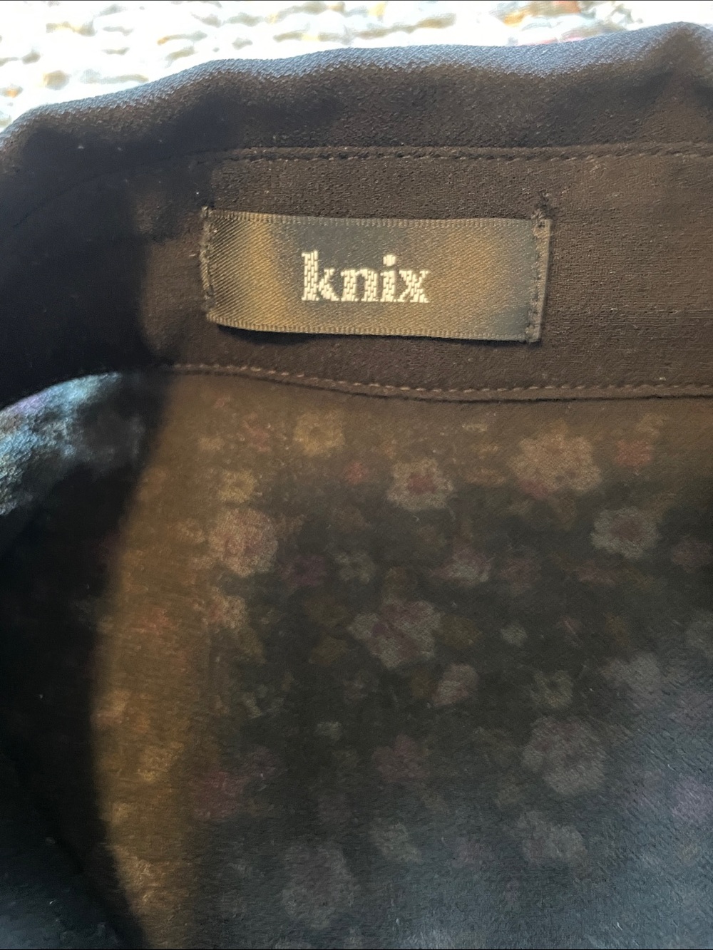 Knix Papaya Sheer Black Oversized Button-Up long sleeve Shirt blouse - Picture 9 of 15